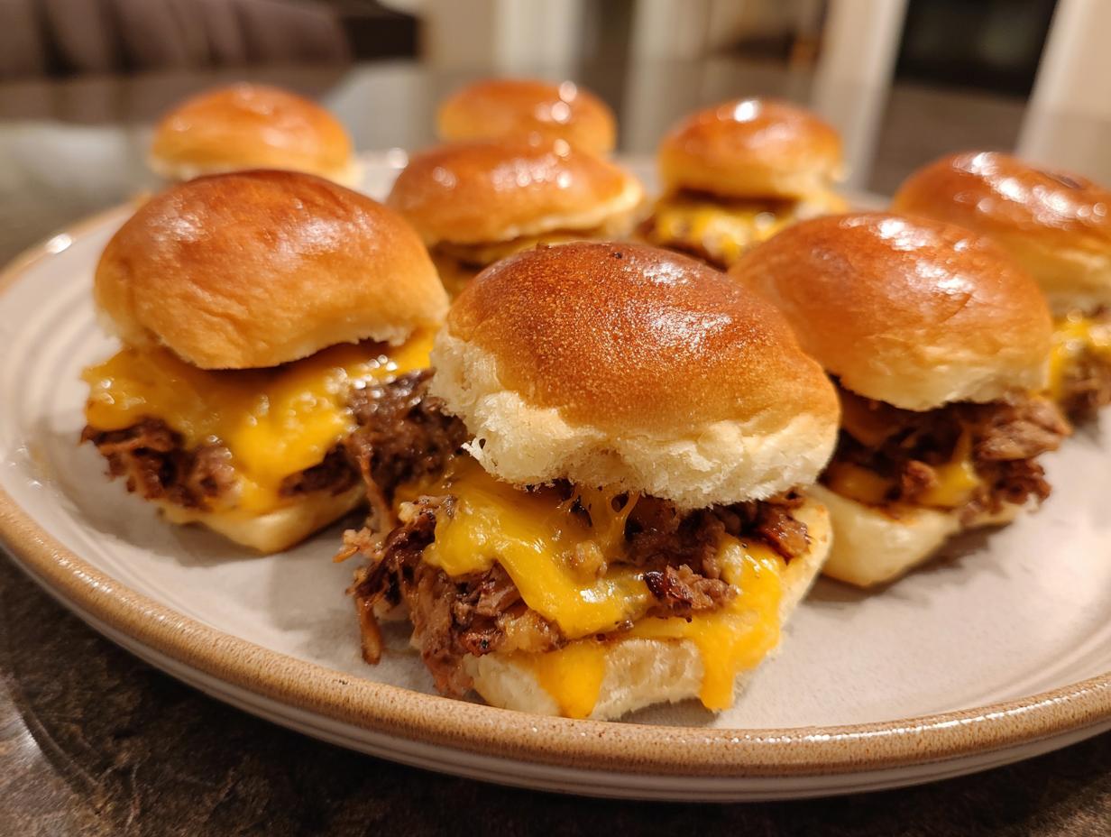 Mini Cheeseburger Sliders Bake - detail 2