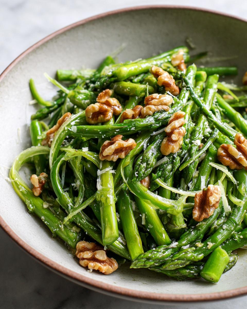 Fresh Raw Asparagus Salad Made Easy!