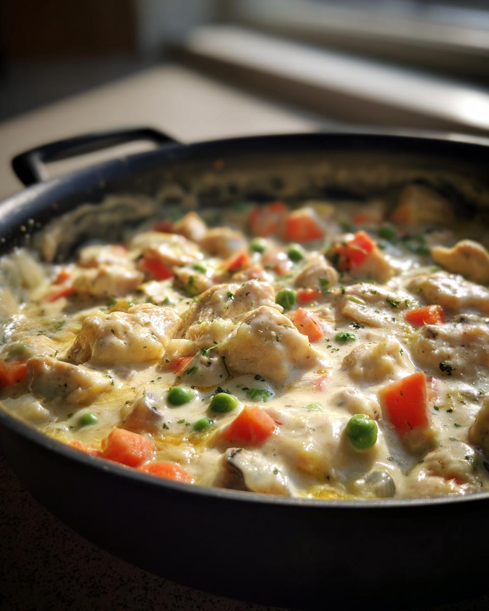 Easy Chicken Pot Pie Skillet (No Crust) in 1 Pan! 4 Chicken Pot Pie Skillet (No Crust) - detail 1