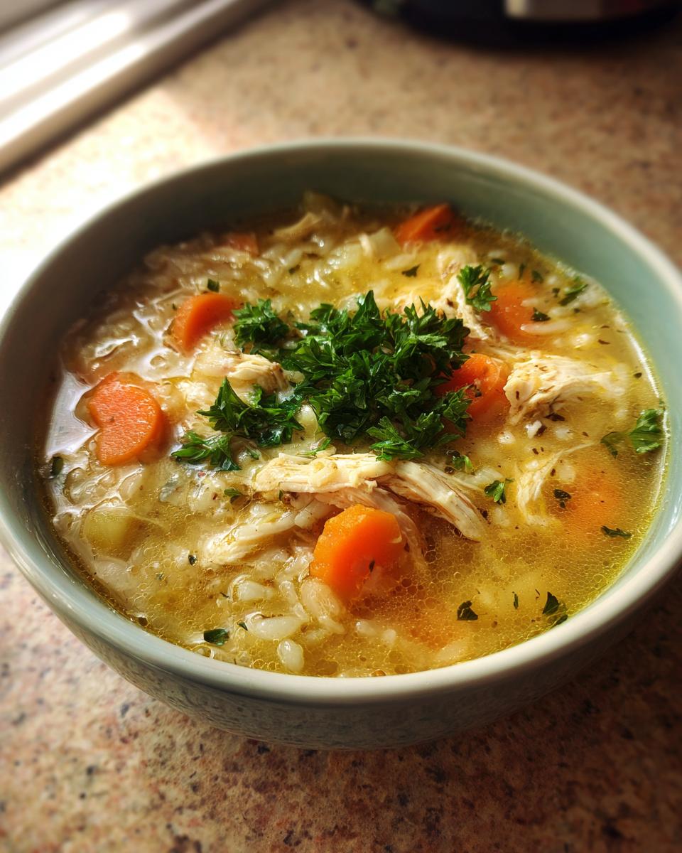 Craving Happiness? 1 Easy Chicken & Rice Soup! 4 Chicken & Rice Soup for Cold Nights - detail 1