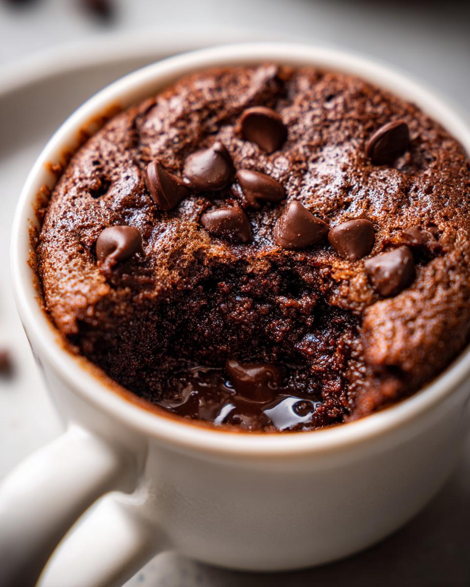 Craving a 5-Minute Chocolate Chip Mug Brownie?