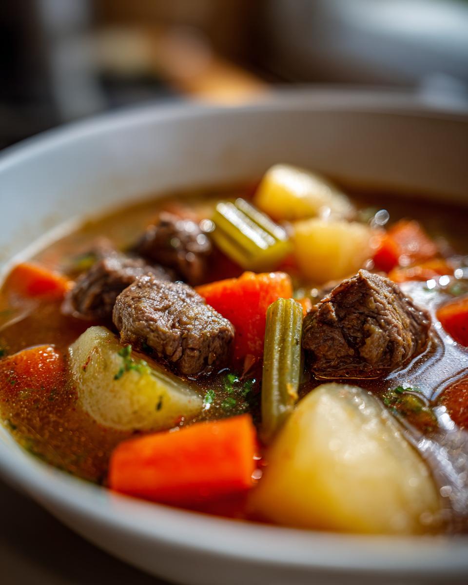 1 Secret: Cozy Beef & Veggie Soup Is Delicious! 4 Cozy Beef & Vegetable Soup (Old-Fashioned Style) - detail 1