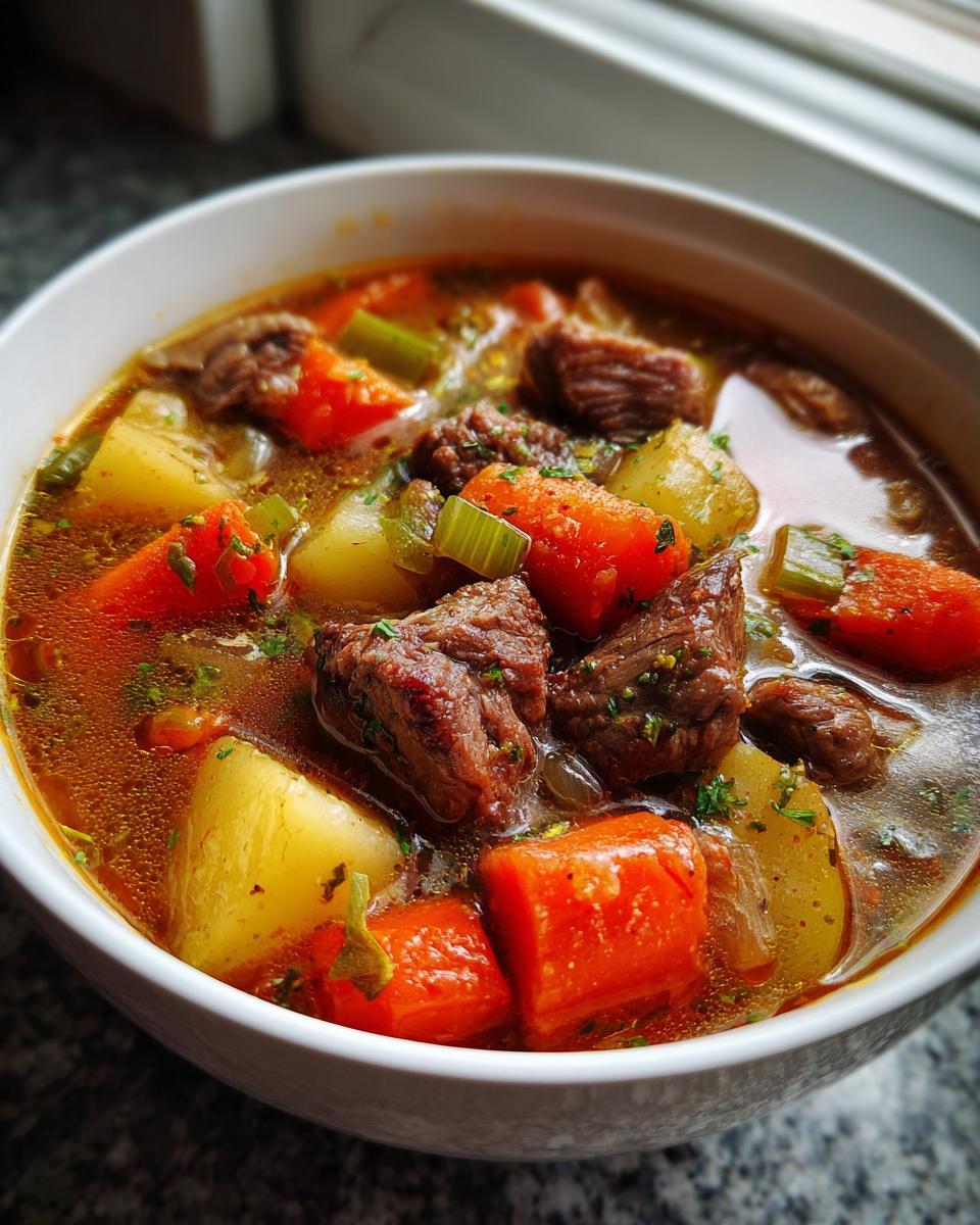 1 Secret: Cozy Beef & Veggie Soup Is Delicious! 5 Cozy Beef & Vegetable Soup (Old-Fashioned Style) - detail 2
