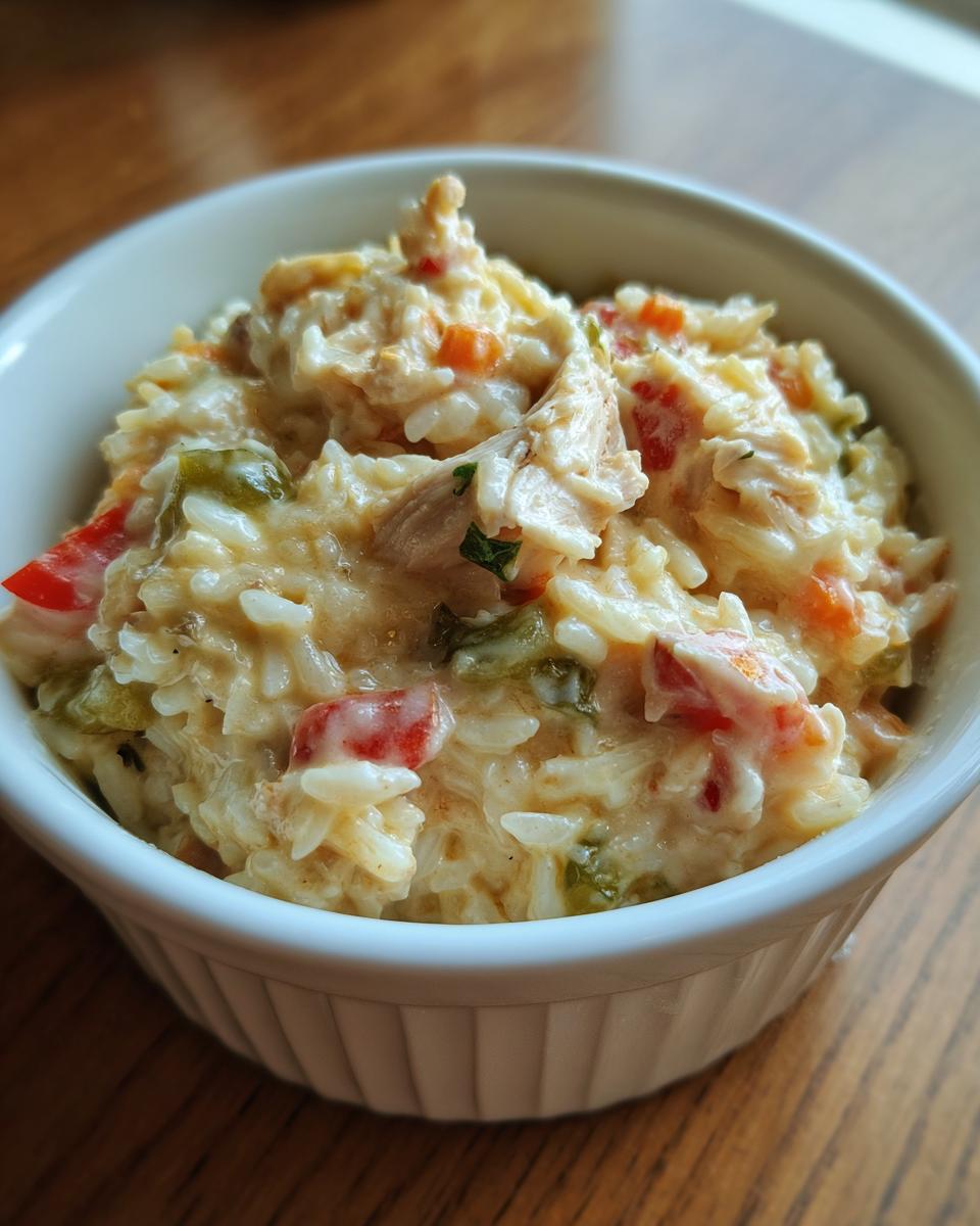 Creamy Chicken & Veggie Rice Bake: 1 Pan, 3 Easy Steps! 4 Creamy Chicken & Veggie Rice Bake - detail 1