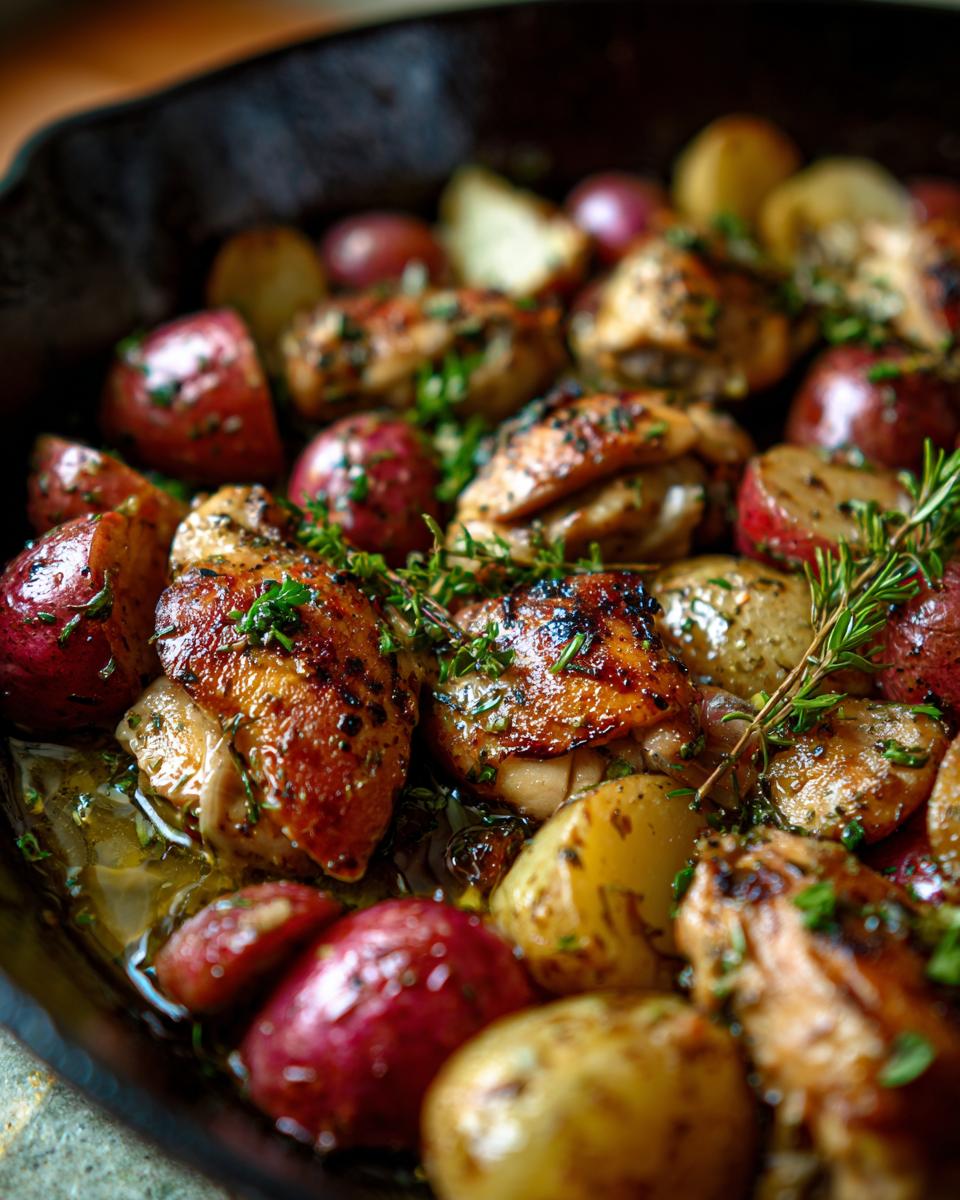 Unforgettable Easy Chicken & Potato Skillet Dinner: 1 Recipe 4 Easy Chicken & Potato Skillet Dinner - detail 1