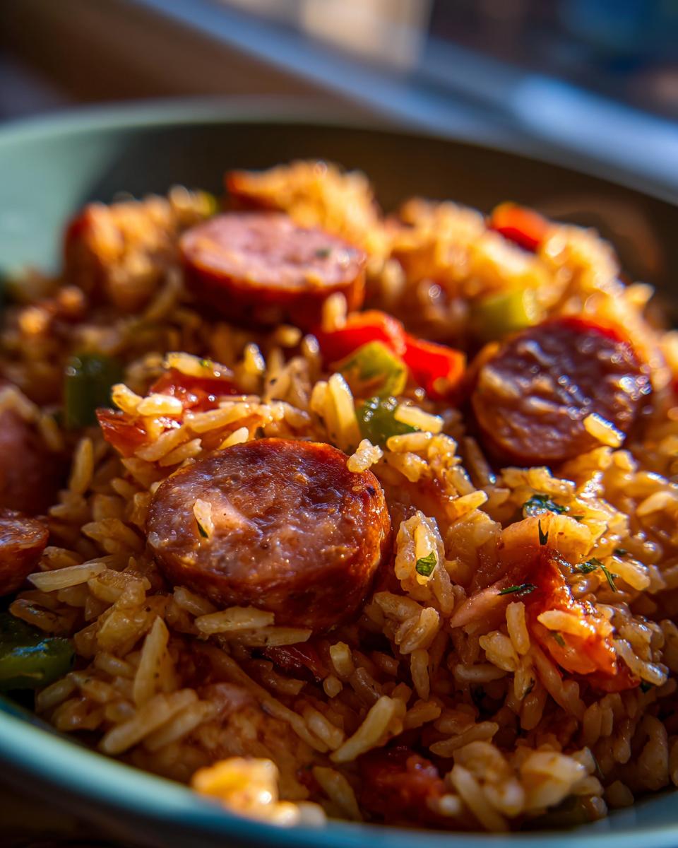 Easy Sausage & Rice One-Pot Dinner - detail 2