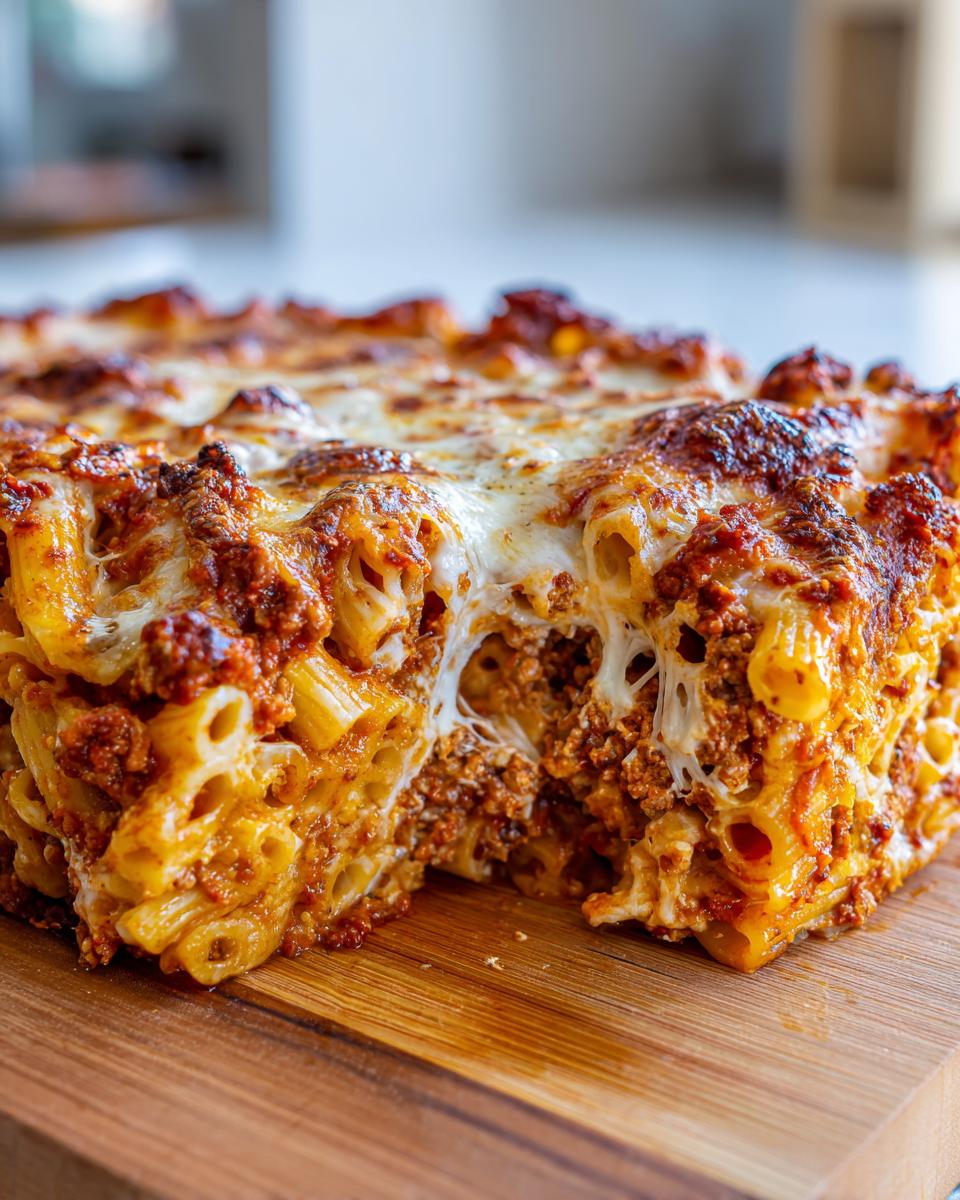 Family-Style Baked Ziti with Meat Sauce - detail 2