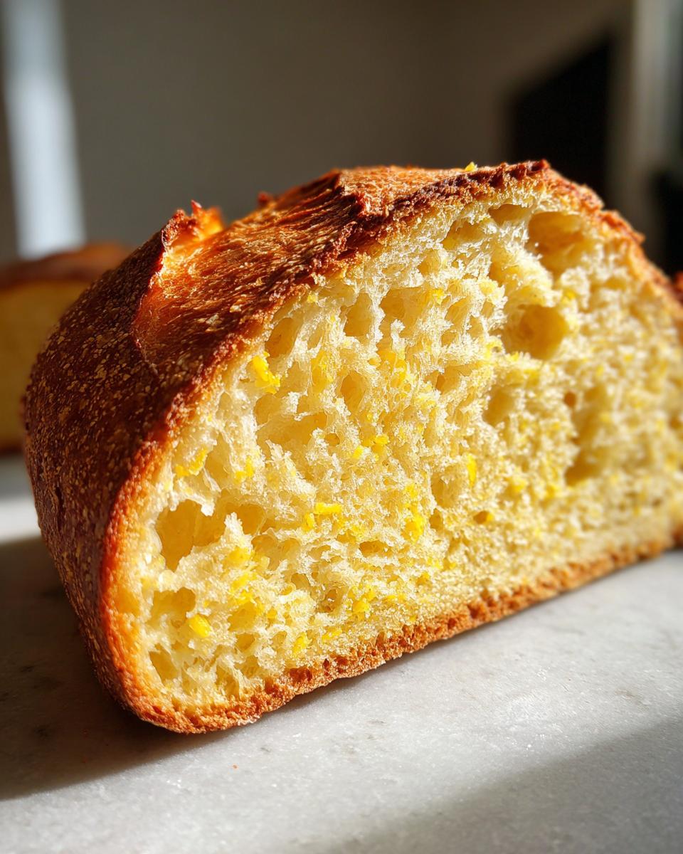 Lemon Sourdough Loaf (No Fruit, Bright & Tangy) - detail 2