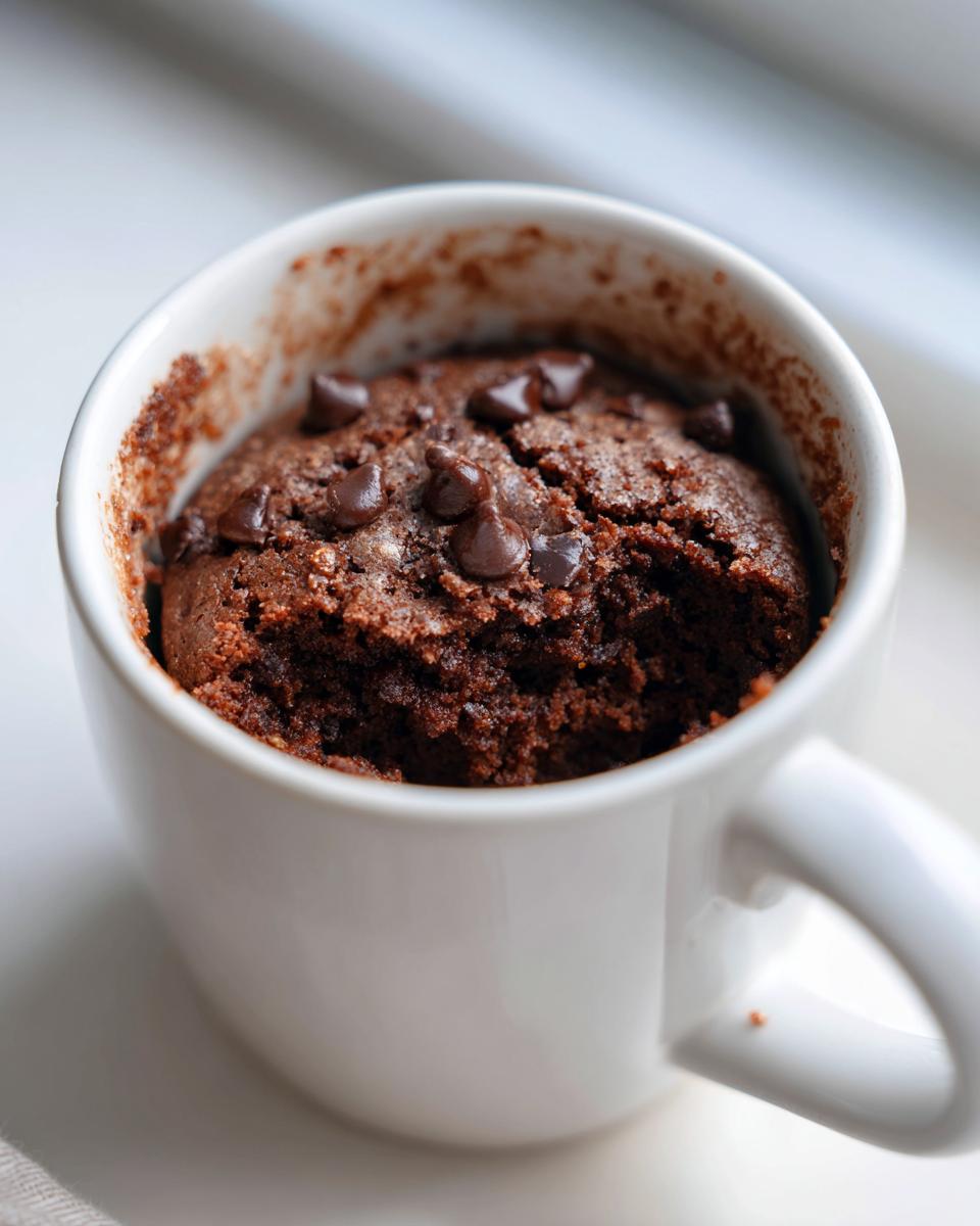 Low-Sugar Chocolate Mug Cake (Light Indulgence) - detail 1