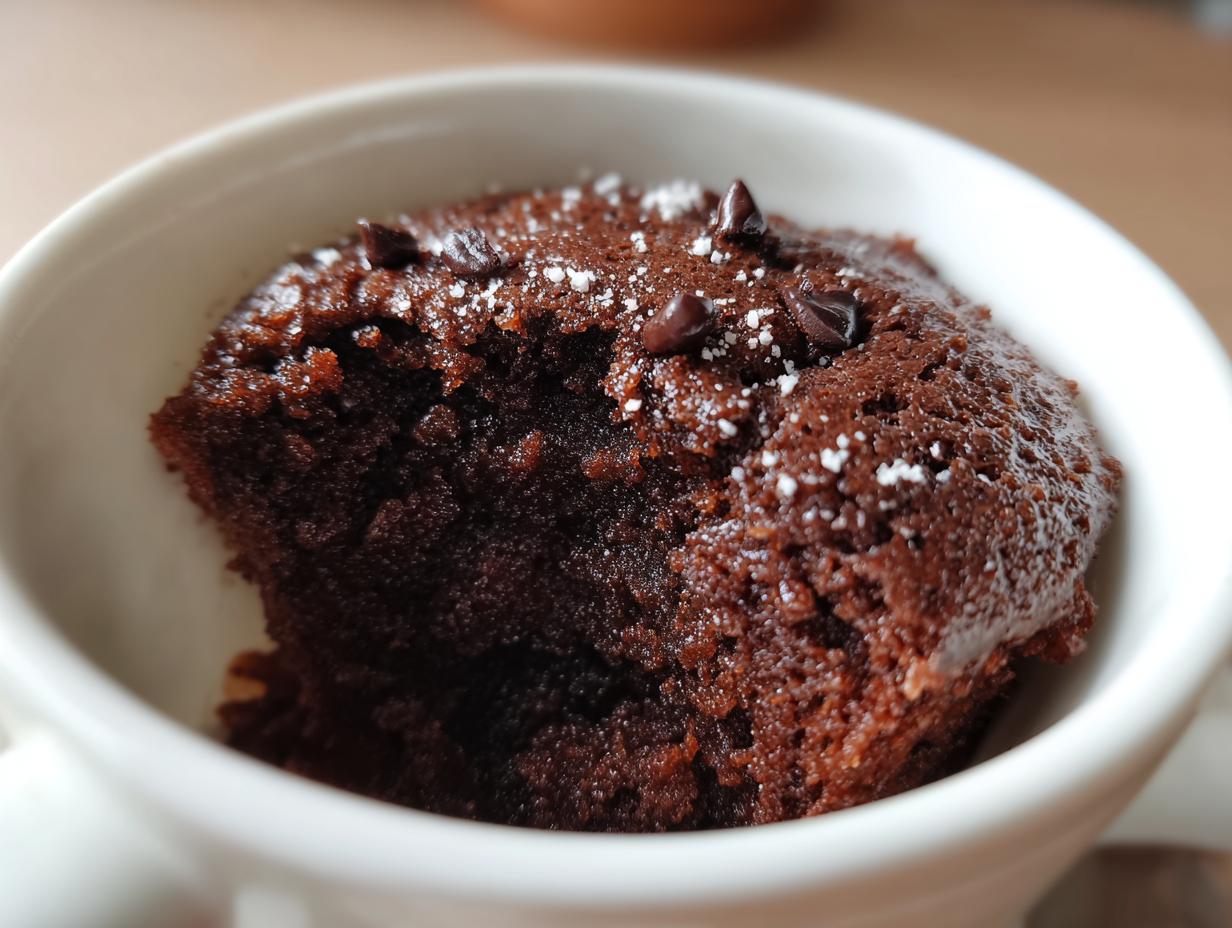 Low-Sugar Chocolate Mug Cake (Light Indulgence) - detail 2