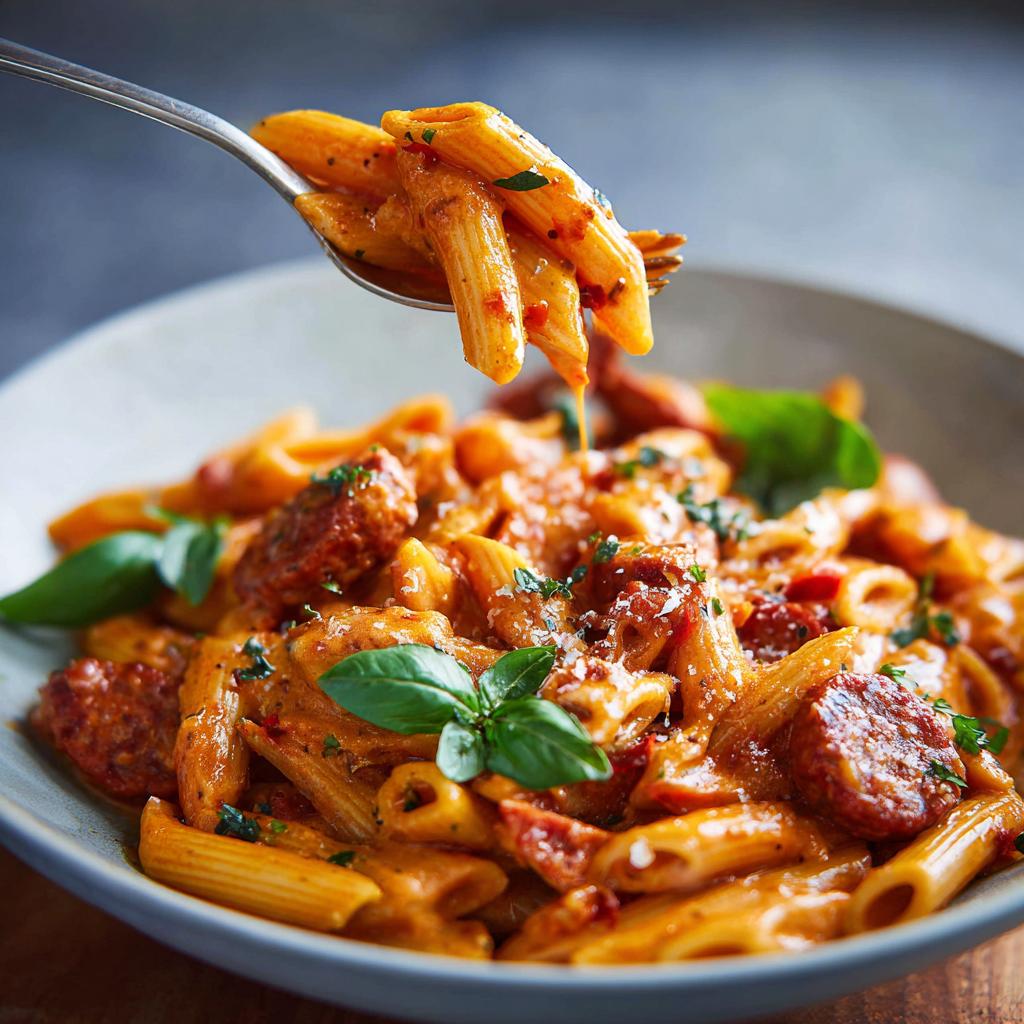 Make This 30-Min. One-Pot Creamy Sausage Pasta! 4 One-Pot Creamy Sausage Pasta (Weeknight Win) - detail 1