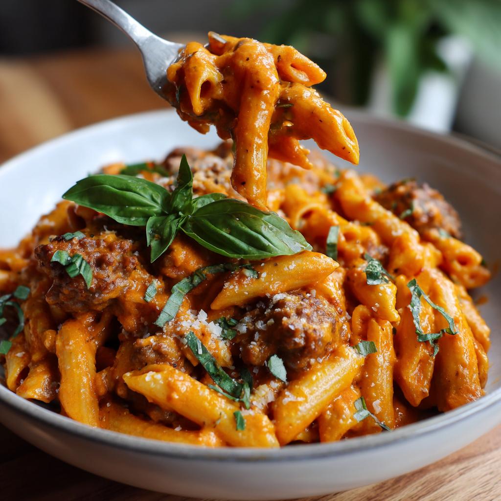 Make This 30-Min. One-Pot Creamy Sausage Pasta! 5 One-Pot Creamy Sausage Pasta (Weeknight Win) - detail 2