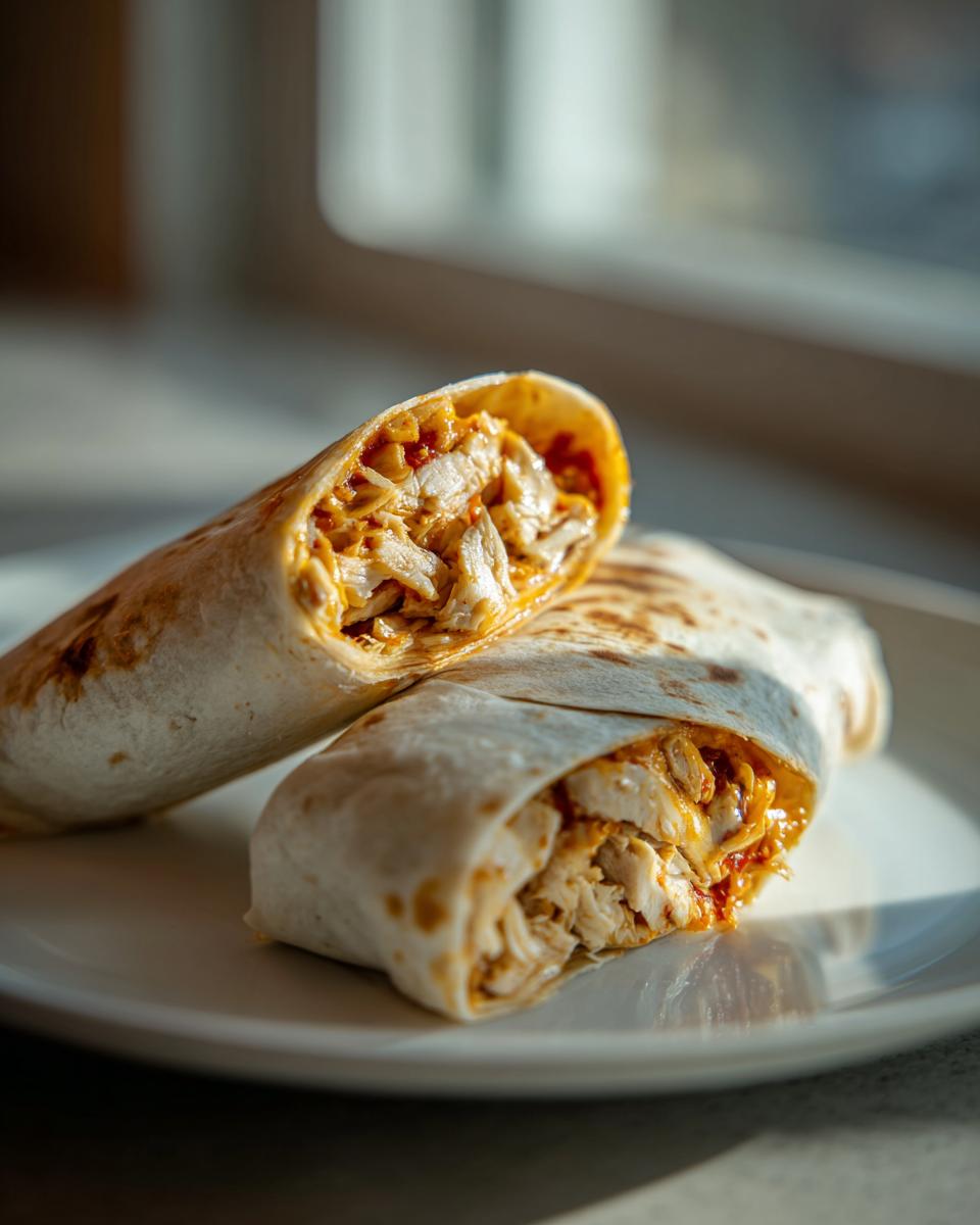 Easy Cheesy Garlic Chicken Wraps: Ready in 20 Mins! 5 Easy Cheesy Garlic Chicken Wraps (Ready in 20 Minutes) - detail 2