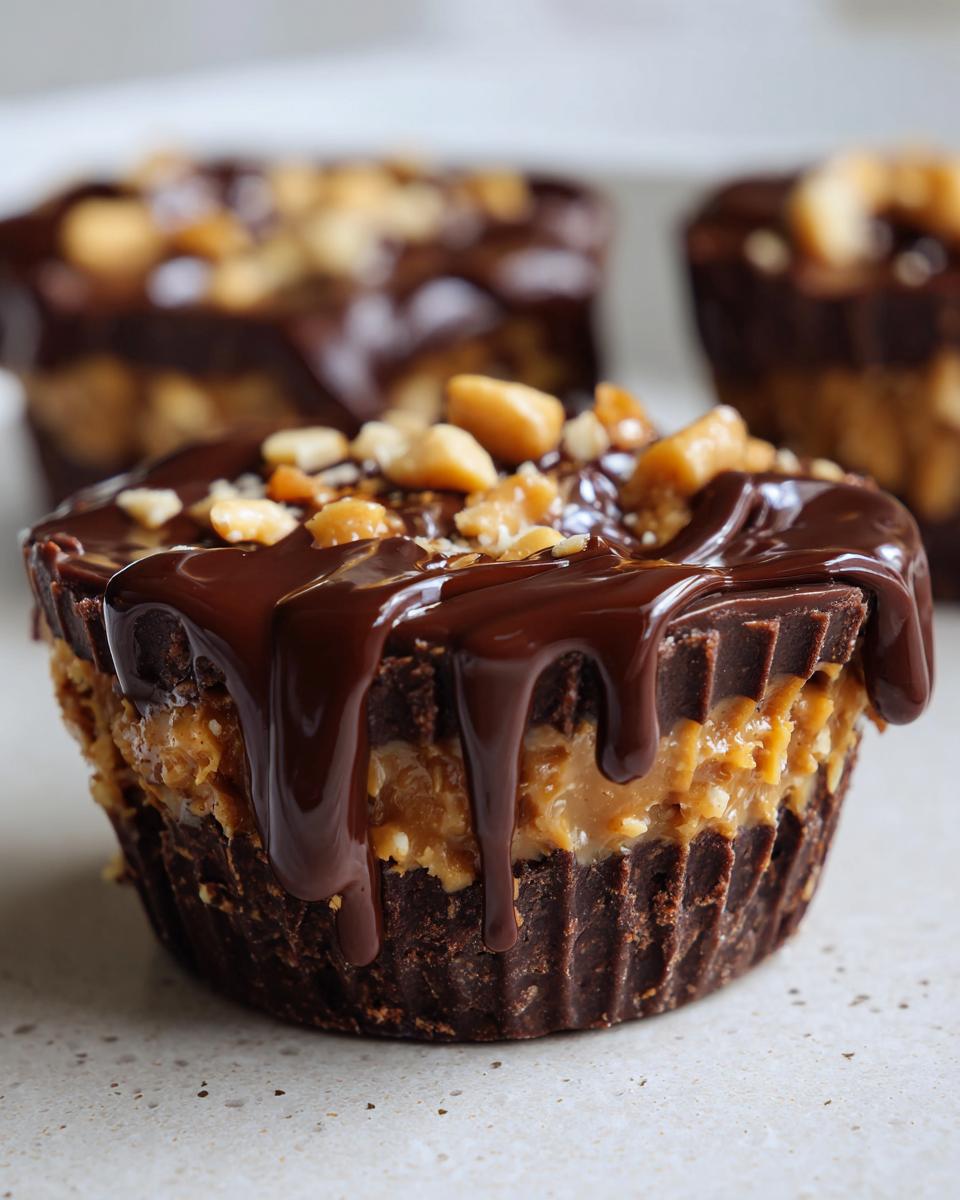 10-Min Indulgence: Amazing No-Bake Oat Cups 4 No-Bake Chocolate Oat Dessert Cups - detail 1