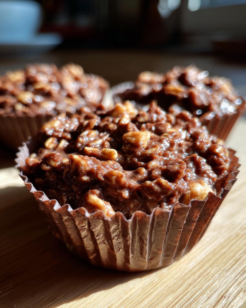 10-Min Indulgence: Amazing No-Bake Oat Cups 5 No-Bake Chocolate Oat Dessert Cups - detail 2