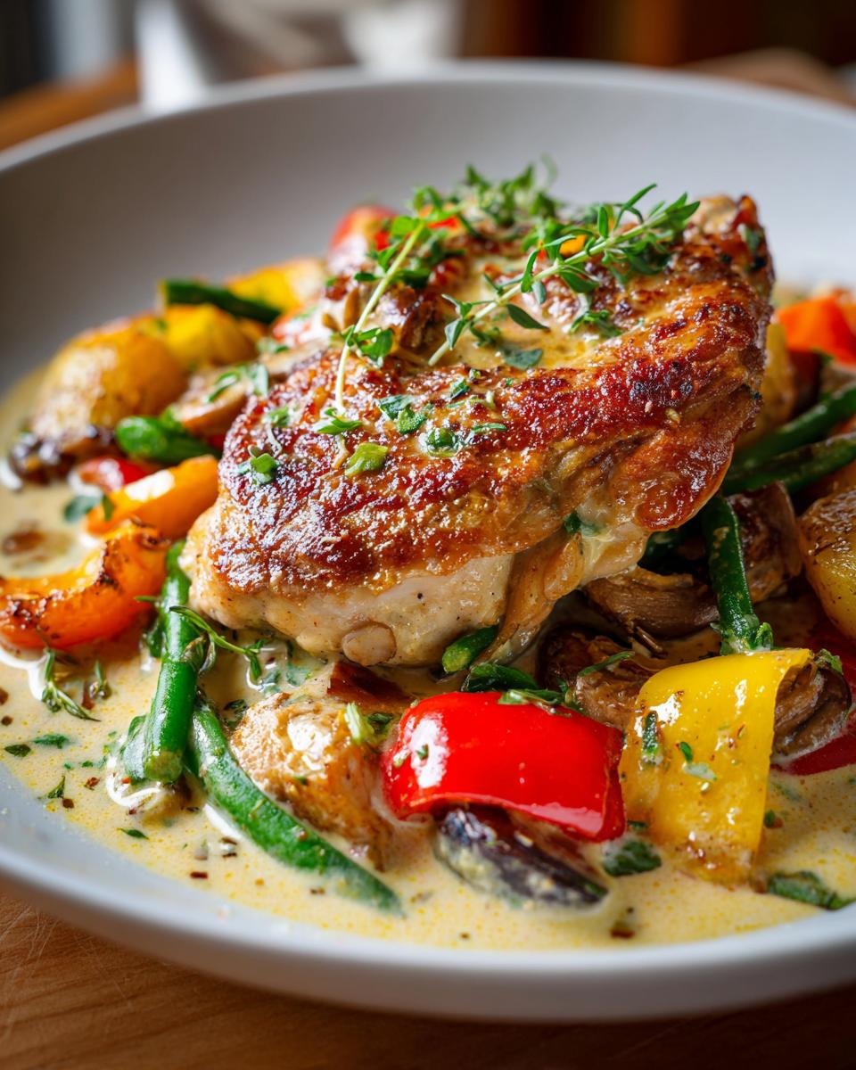 One-Pan Creamy Chicken Dinner: 1 Recipe, Zero Regret! 5 One-Pan Creamy Chicken Dinner - detail 2