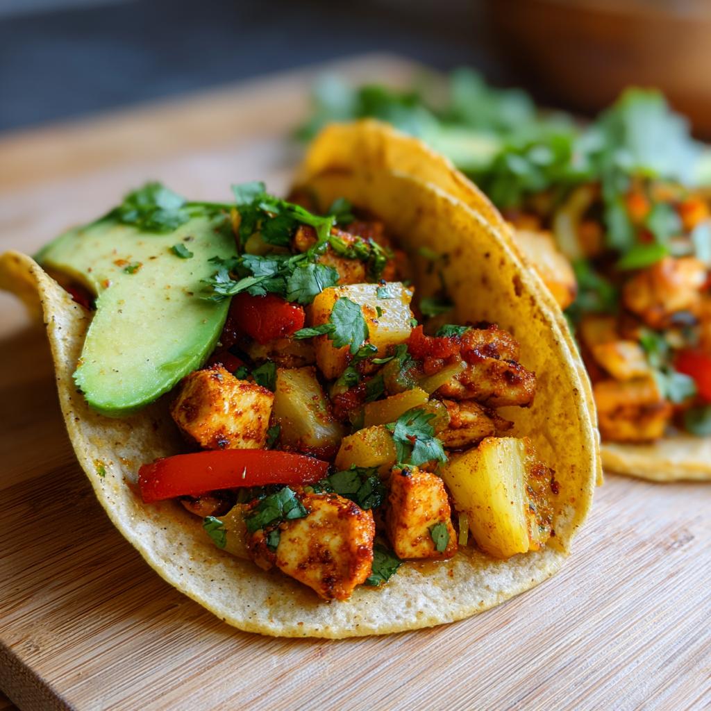 Pineapple Chicken Tacos: 40 Mins of Flavor! 4 Pineapple Chicken Tacos: Healthy & Flavorful - detail 1