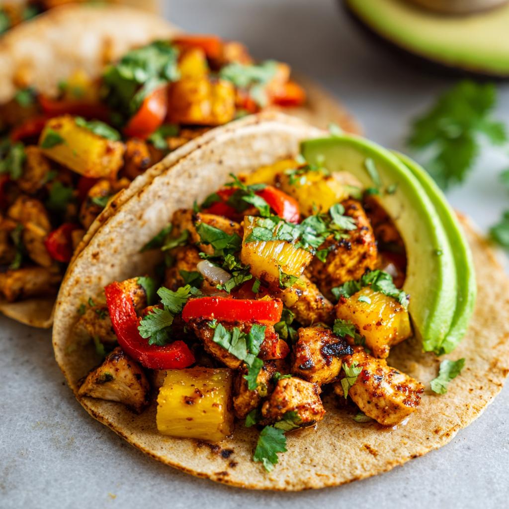 Pineapple Chicken Tacos: 40 Mins of Flavor! 5 Pineapple Chicken Tacos: Healthy & Flavorful - detail 2