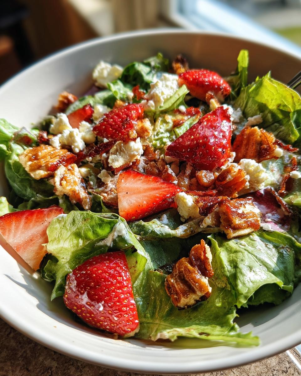 Delicious Strawberry Crunch Salad: 15-Min Treat!
