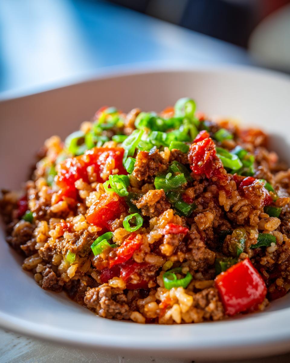 Budget Ground Beef and Rice Skillet - detail 1