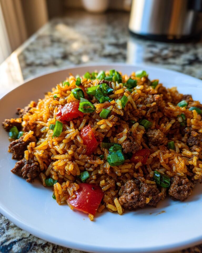 Budget Ground Beef and Rice Skillet