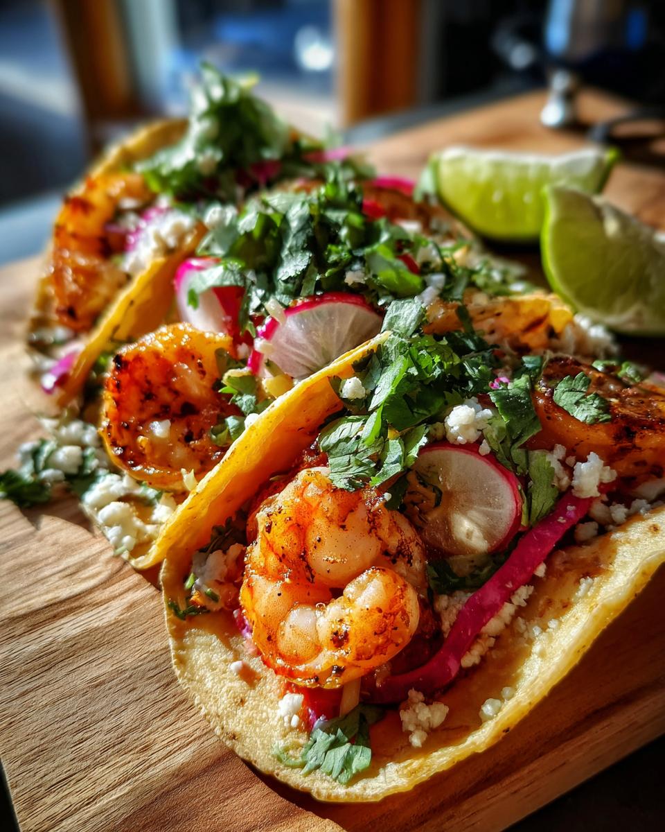 Cilantro Lime Shrimp Tacos - detail 1