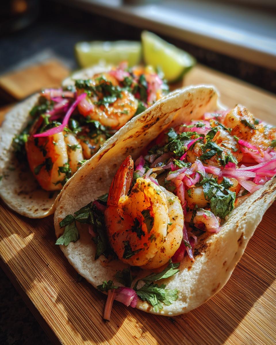 Cilantro Lime Shrimp Tacos - detail 2
