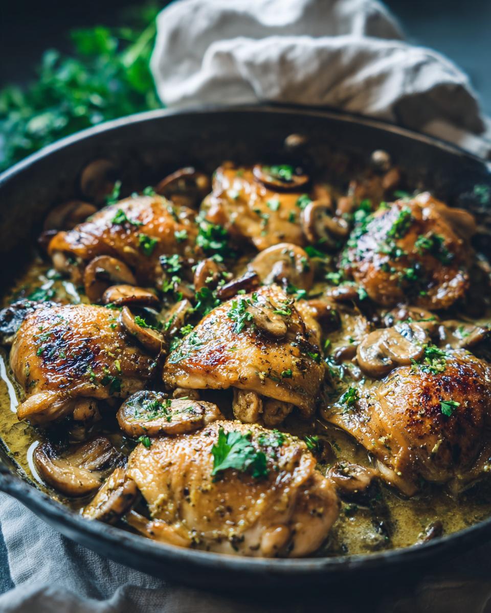 Best Creamy Mushroom Chicken Thighs Skillet: 1 Recipe! 5 Creamy Mushroom Chicken Thighs Skillet - detail 2