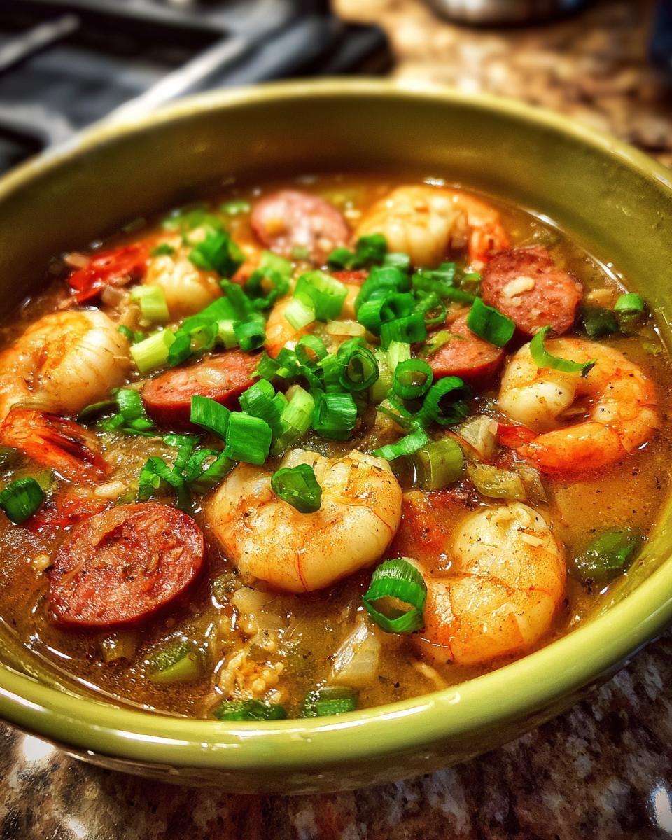 Easy Cajun Shrimp Gumbo - detail 1