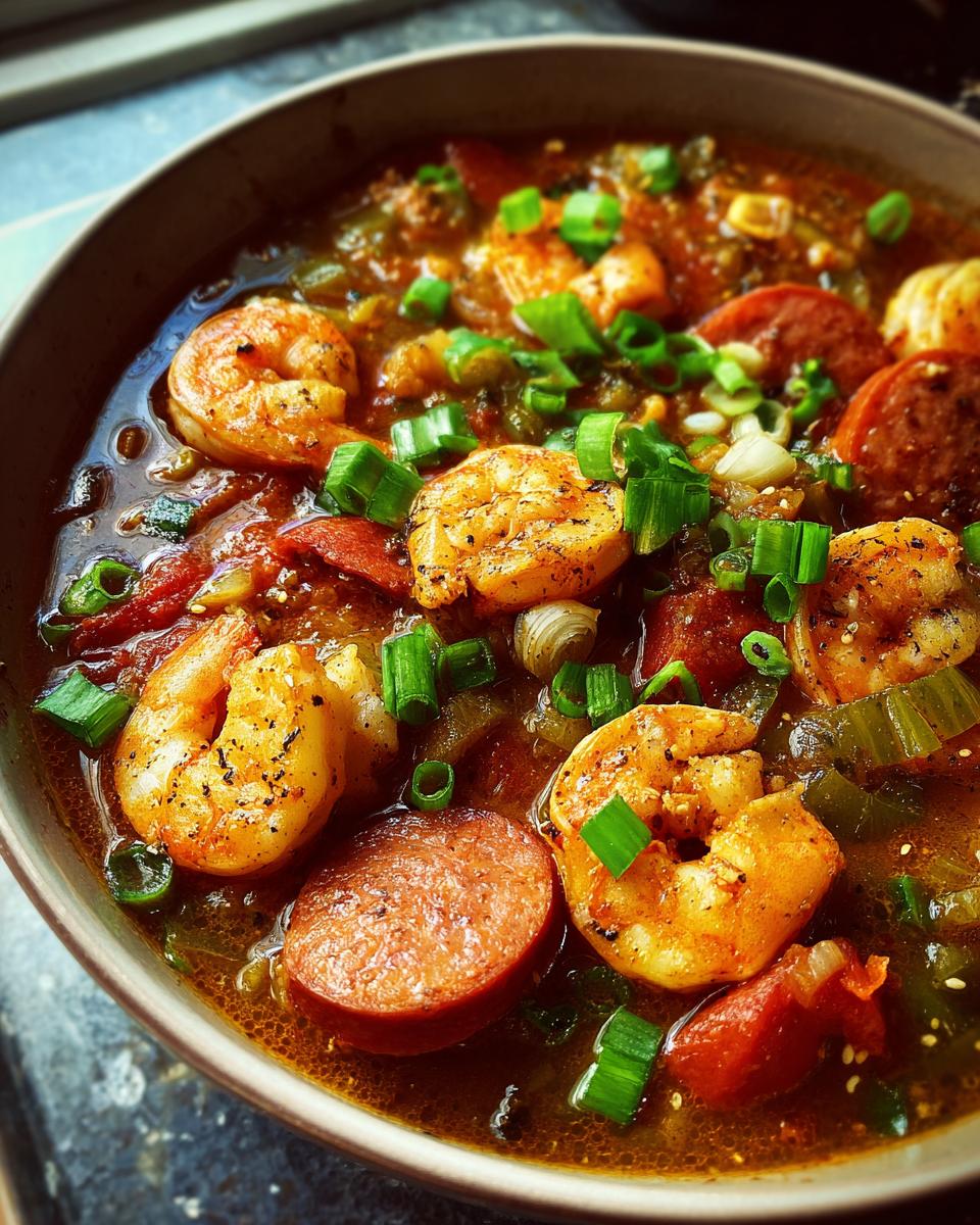 Easy Cajun Shrimp Gumbo - detail 2