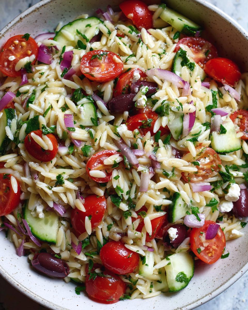 Fresh Summer Orzo Salad - detail 1