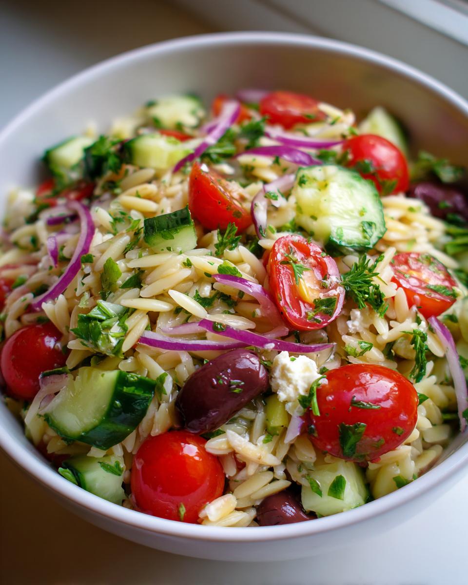 Fresh Summer Orzo Salad - detail 2