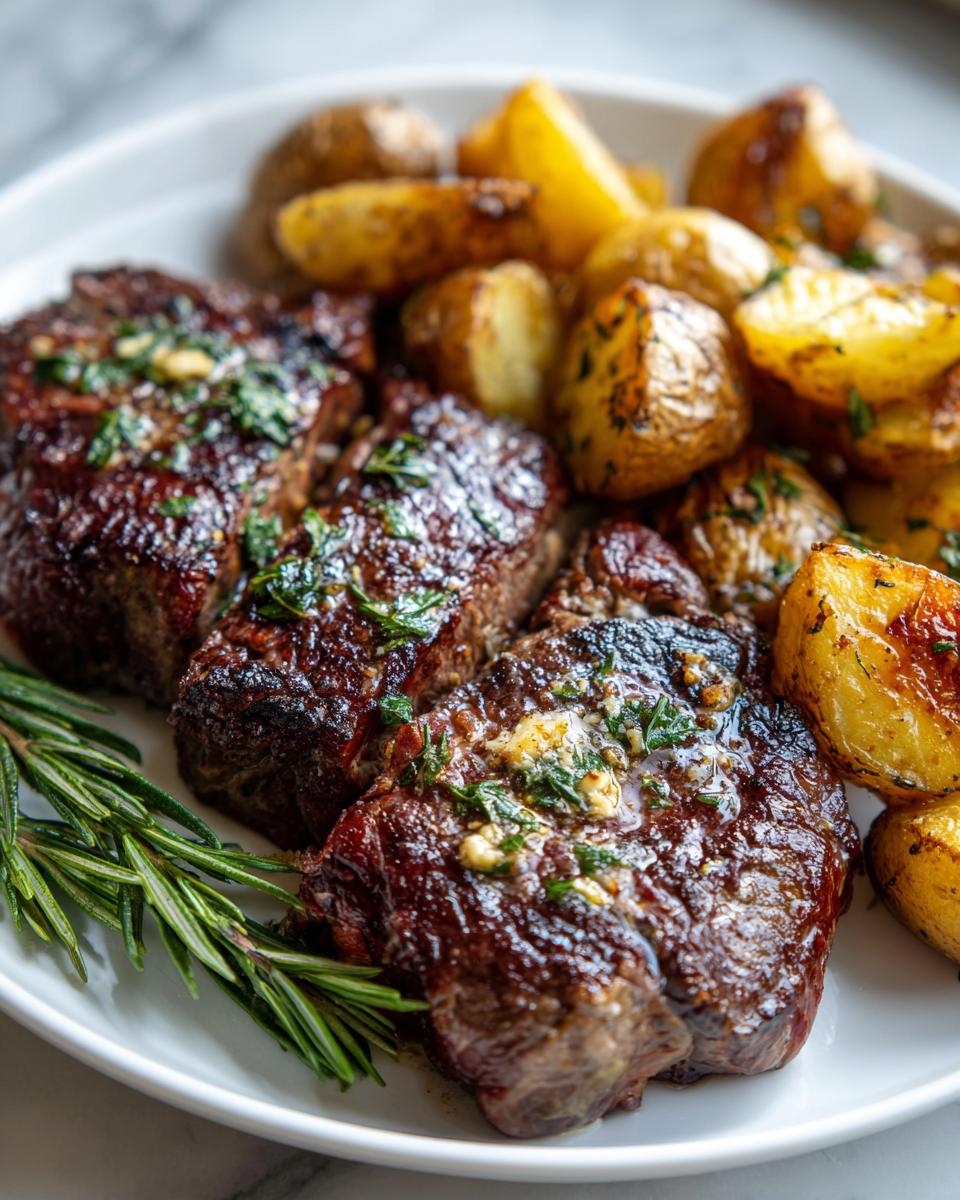 Garlic Butter Steak and Potatoes - detail 1