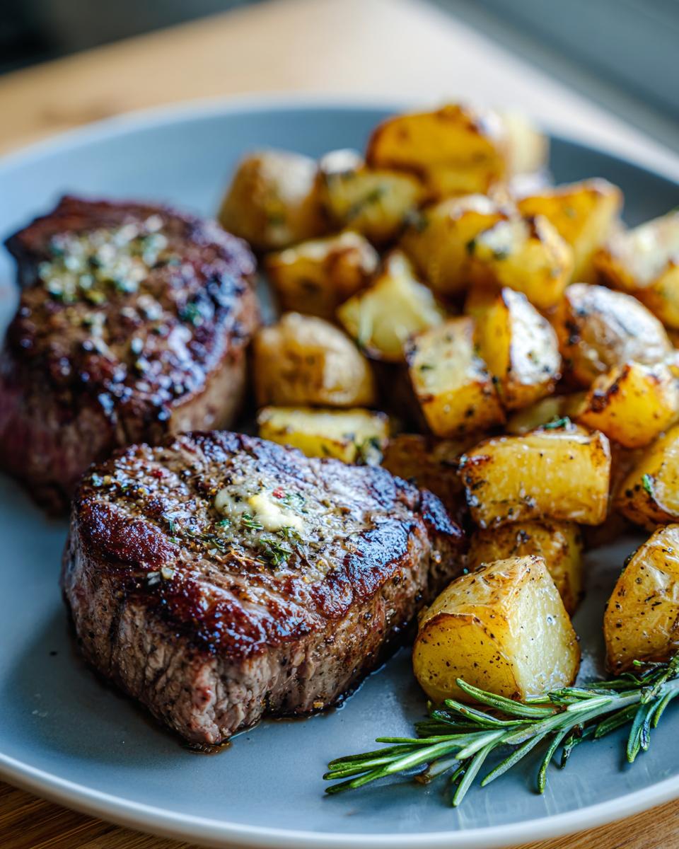 Garlic Butter Steak and Potatoes - detail 2