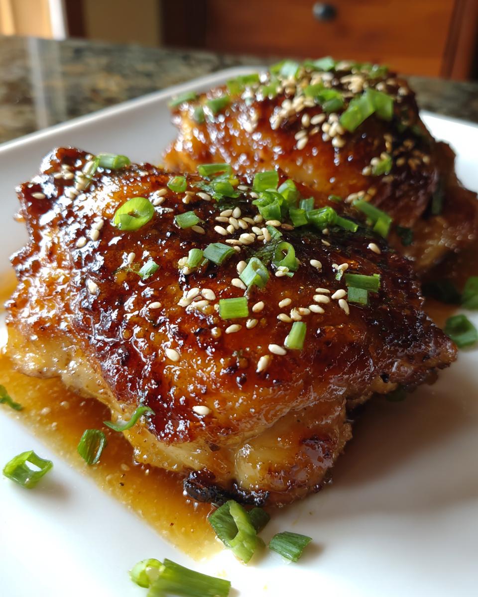 Honey Garlic Chicken Thighs - detail 2