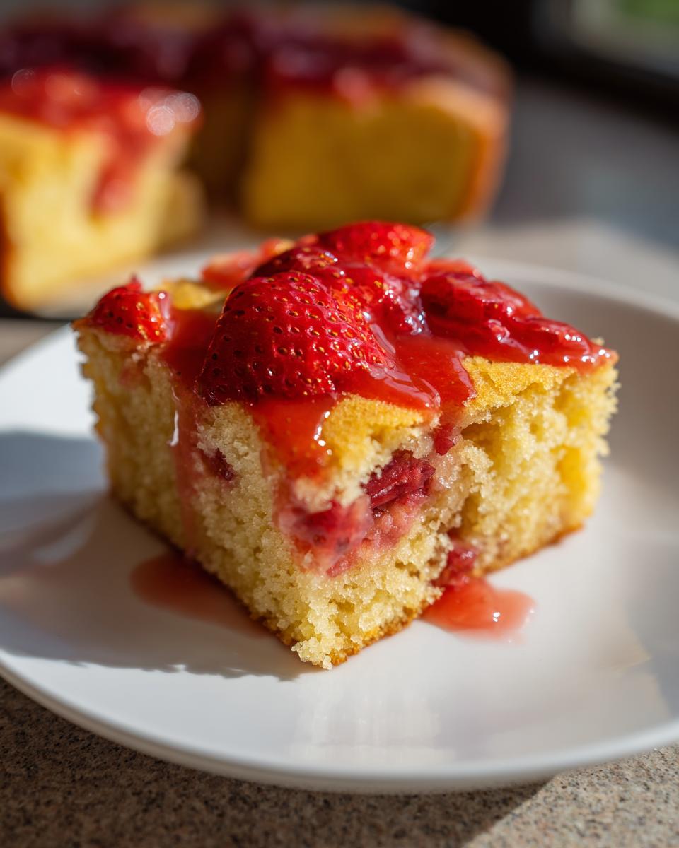 Strawberry Glazed Meyer Lemon Blondies - detail 1