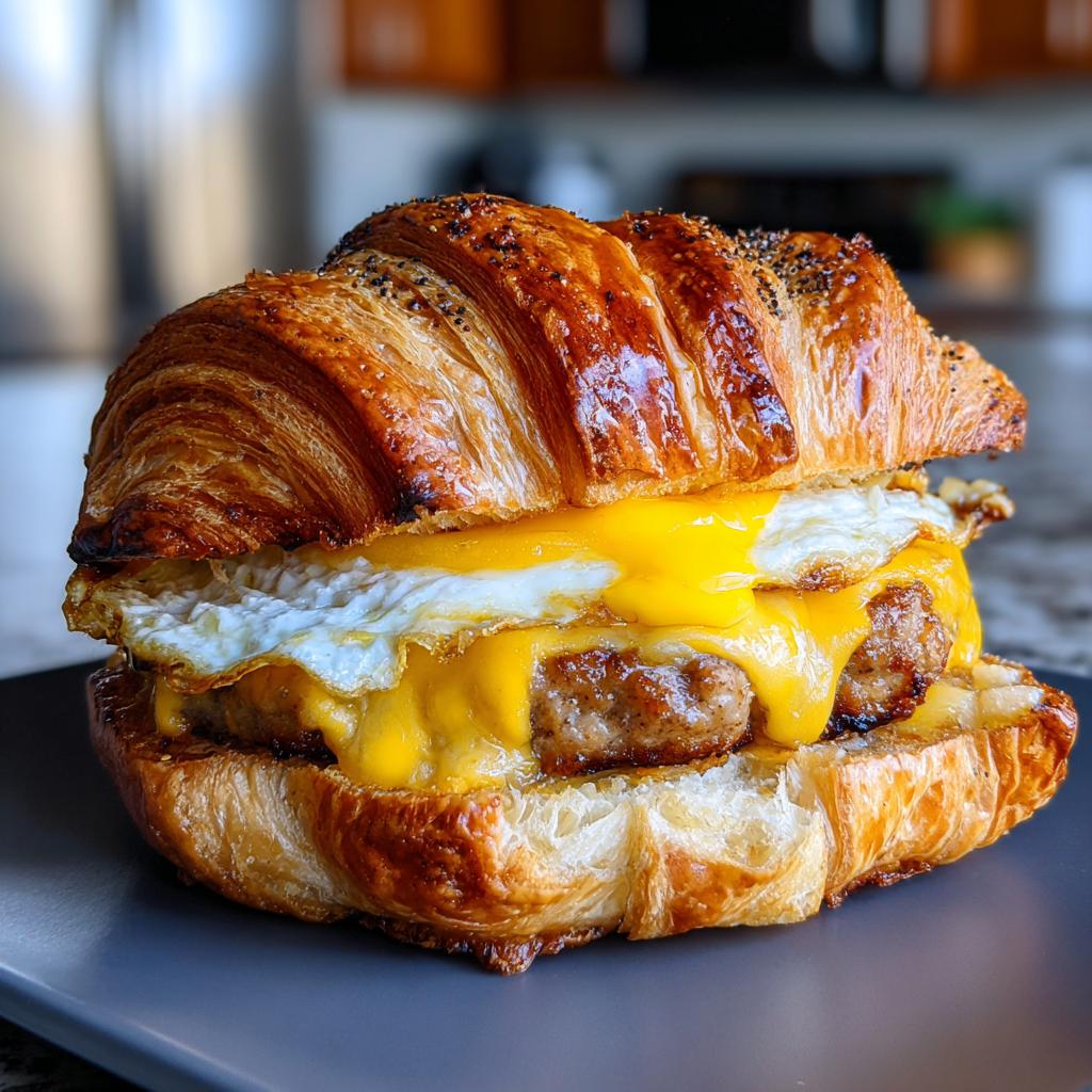 Unforgettable: 1 Easy 
Smash Burger Croissant