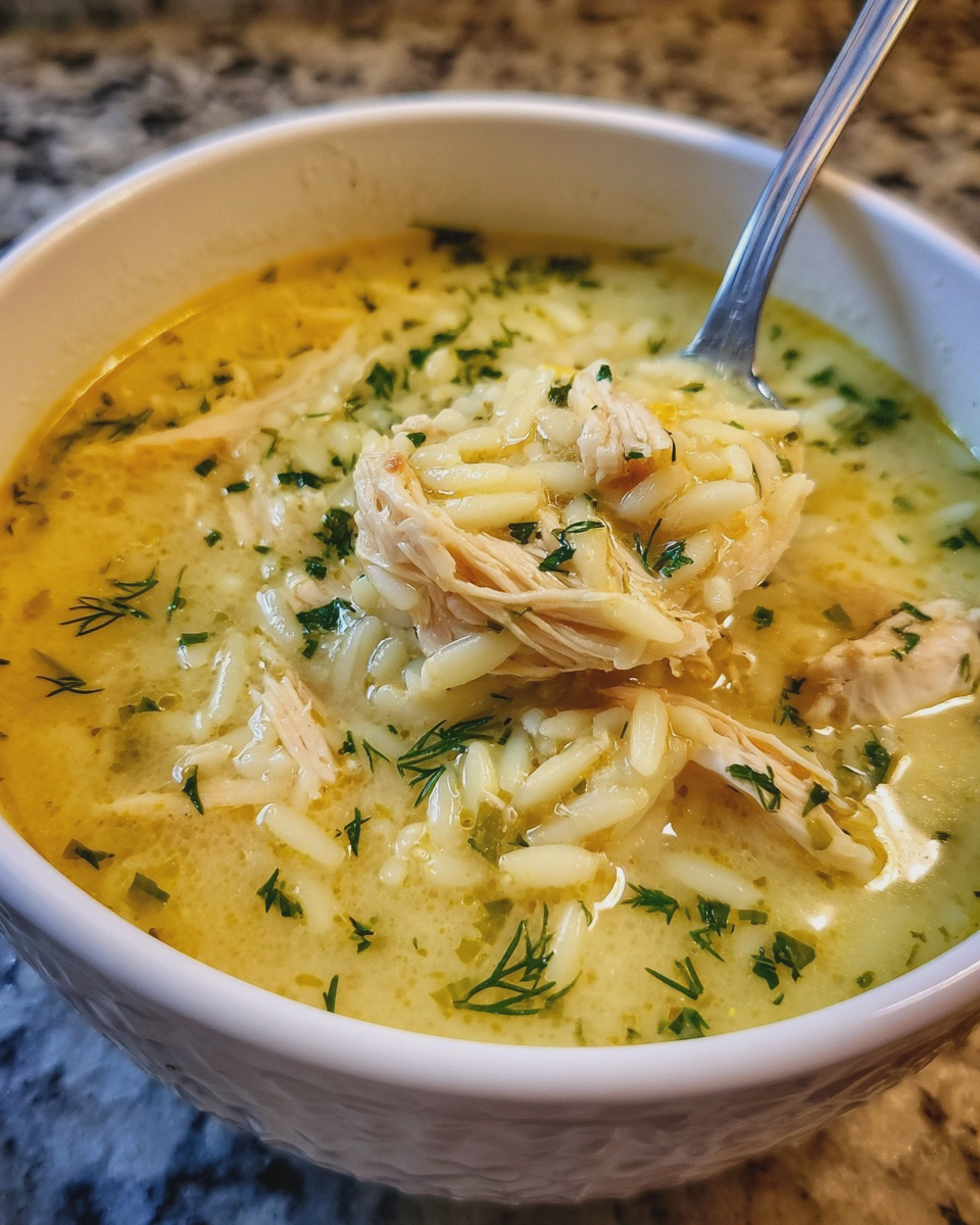 Slow Cooker Greek Lemon Chicken Soup 4 Greek Lemon Chicken Soup - An Organized Chaos | Recipe | Best ever soup, Crockpot greek lemon chicken soup, Yummy healthy soups - detail 1