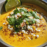 This Mexican Street Corn Soup is inspired by elote, bringing all those bold, zesty flavors into a cozy, comforting bowl.â€¦ | Best soup ever homemade, Weekend soup recipes, Mexican soup recipes